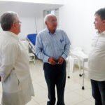 O deputado também conversou com a equipe técnica da maternidade