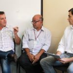 Vander, em recente reunião com Aristides (ao meio) e servidores da Funasa
