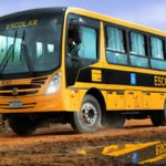 Modelo de ônibus entregue pelo Caminhos da Escola
