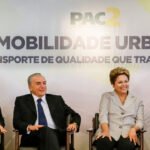 Dilma durante o anúncio dos investimentos em mobilidade urbana do PAC 2
