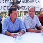 Vander e Cestari, em recente evento do Incra em assentamento