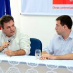 Vander participou com Ludimar do lançamento das obras de saúde