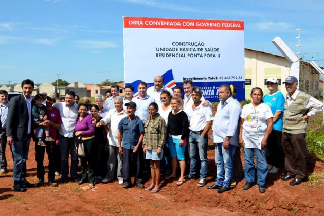 Vander e Ludimar visitaram algumas das obras que j&aacute; est&atilde;o em andamento