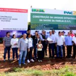 Vander e Ludimar visitaram algumas das obras que já estão em andamento