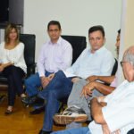 Vander reunido com o vice-prefeito e secretariado de Sidrolândia