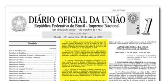 Edição do DOU com o Decreto 8.466/2015