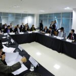 Reunião na ANTT contou com prefeitos e representantes dos 19 municípios lindeiros à BR-163 (Foto: João Cirilo)