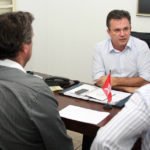 Deputado Vander Loubet com vereadores de Aral Moreira