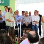 Solenidade em Murtinho marcou reativação do terminal portuário (Foto: Chico Ribeiro)