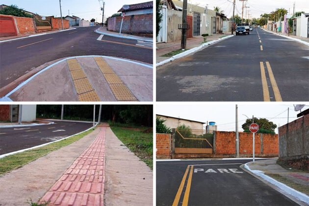 V&aacute;rias ruas do Panam&aacute; foram beneficiadas com as obras (fotos: Ascom/PMCG)