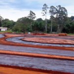 Pista de kart está sendo construída ao lado da área do Centro Municipal de Eventos