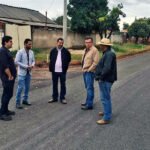 Vander e Odilon visitaram as obras no dia 9 de junho