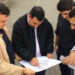 Vander e Odilon visitaram as obras no dia 9 de junho