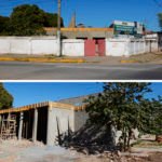 Obra no CIS e Laboratório de Análises Clínicas em agosto de 2016 (Foto: Ascom/PMC)