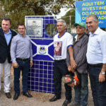 Vander participou da inauguração da 1ª etapa das obras ao lado de diversas autoridades