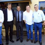 Haddad com Zeca, Ayrton, Vander e Agamenon do Prado (presidente do PT na Capital) na Câmara Municipal