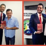 À noite, Haddad prestigiou o lançamento do livro que tem como co-autor Tiago Botelho (professor da UFGD)