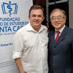 Deputado Vander ao lado do Dr. Marcos Tiguman (Foto: Marcos Pires)