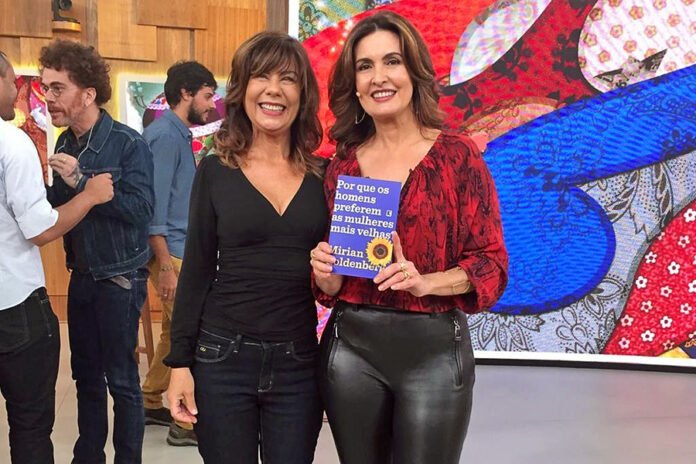 Mirian, em recente passagem pelo programa de Fátima Bernardes, para divulgar seu último livro Mirian, em recente passagem pelo programa de Fátima Bernardes, para divulgar seu último livro
