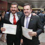 Pelo PT, também foi diplomado o deputado estadual Pedro Kemp