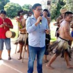 Dionedison representou Vander em festividades pelo Dia do Índio