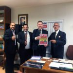 Prof. Ido recebemdo as lideranças sindicais de ferroviários e aposentados