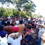 Indígenas protestaram na BR-262 em defesa da Sesai