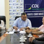 Deputado Vander foi recebido na CDL-CG pelo seu presidente e pela presidente da FCDL-MS