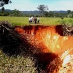 Dolinas no Assentamento Serra Alegre causam insegurança a assentados e ao meio ambiente