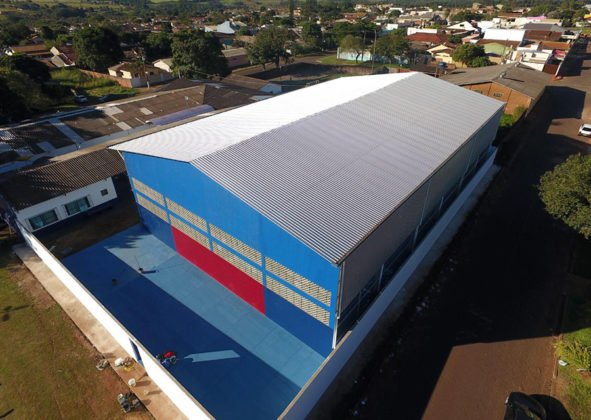 Quadra de esportes da EM S&atilde;o Jo&atilde;o &eacute; mais uma a&ccedil;&atilde;o do deputado Vander em Ponta Por&atilde;