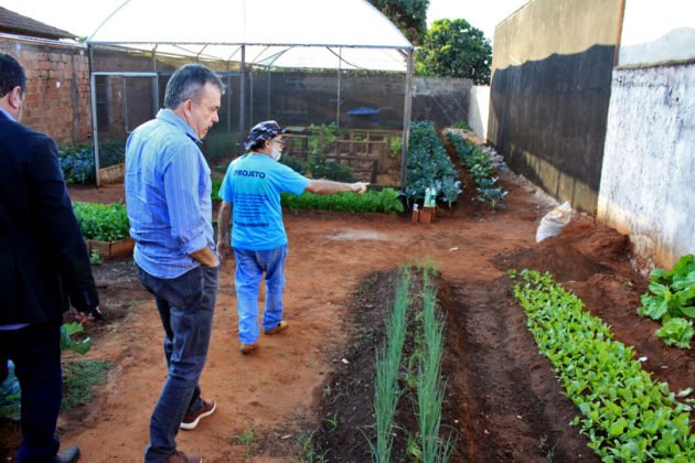 Vander foi ao Lageado conhecer projeto social do Frei Jonas, beneficiado pela atua&ccedil;&atilde;o do mandato