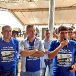 Pá carregadeira viabilizada por Vander foi entregue em Nioaque durante celebração na Colônia Conceição