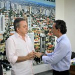 Deputado se reuniu com prefeito Marquinhos na véspera da reunião da bancada