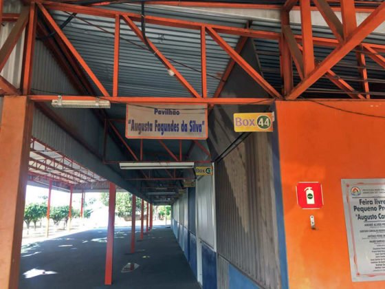 Cobertura da Feira do Produtor de Aparecida do Taboado est&aacute; pronta para ser entregue &agrave; comunidade