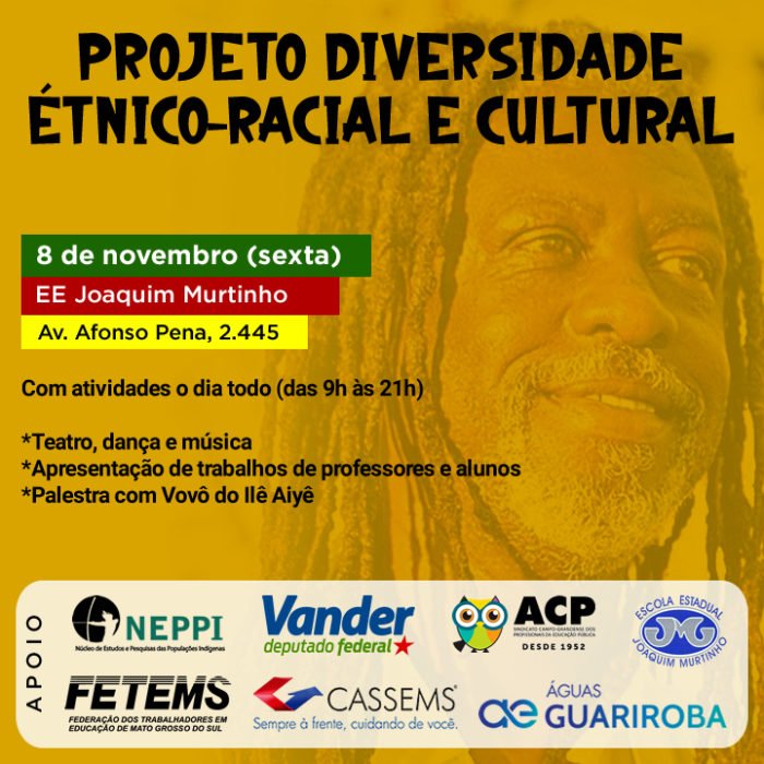 Palestra do Vovô do Ilê Aiyê é destaque na programação do projeto