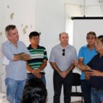 Vander esteve no Assentamento 20 de Março para entregar a patrulha mecanizada