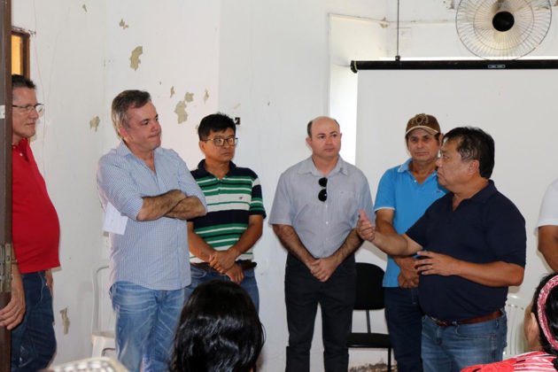 Vander esteve no Assentamento 20 de Mar&ccedil;o para entregar a patrulha mecanizada