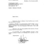 Ofício do deputado Vander que confirmou a emenda para Aral Moreira