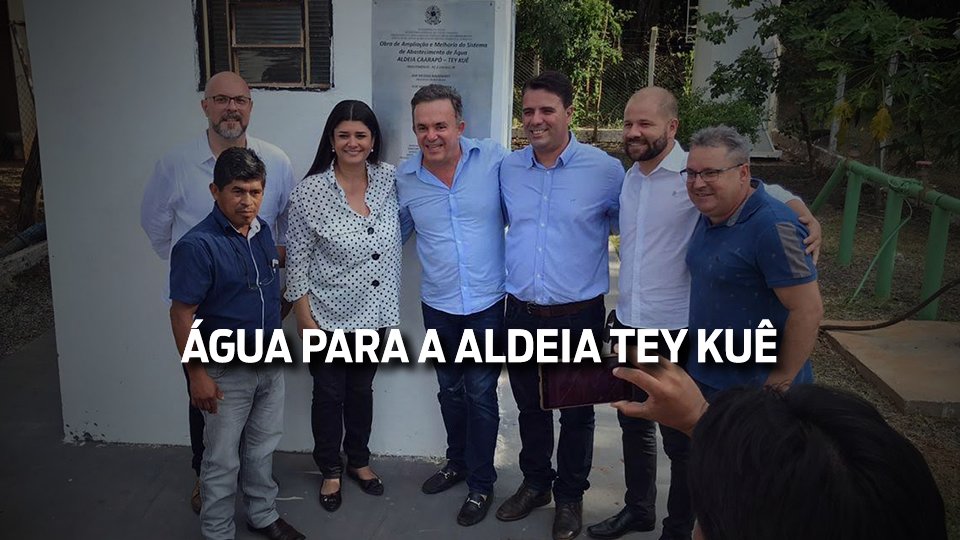 Aldeia Tey Kuê em Caarapó recebe ampliação do abastecimento de água