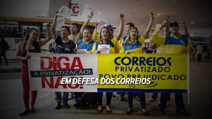 Vander reafirma compromisso na luta contra a privatização dos Correios