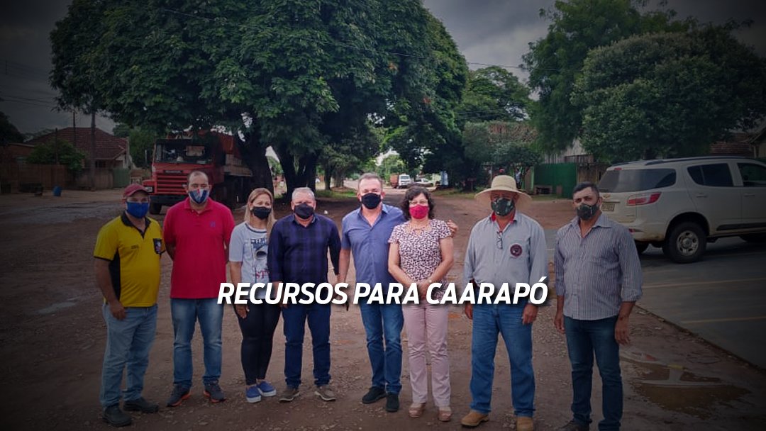 Vander visita Caarapó e anuncia emenda para pavimentação