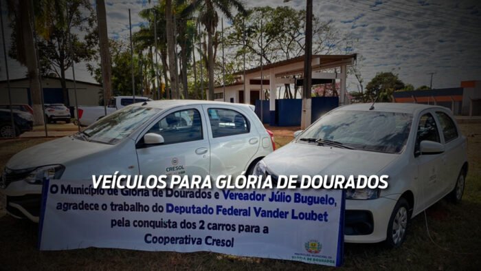 Vereador exalta trabalho de Vander em entrega de veículos para Glória de Dourados