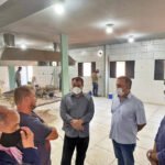 Visita a obra dos alojamentos para trabalhadores que vão atuar na construção da nova fábrica da Suzano