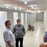 Visita a obra dos alojamentos para trabalhadores que vão atuar na construção da nova fábrica da Suzano