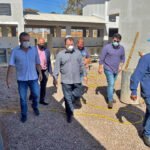 Visita a obra dos alojamentos para trabalhadores que vão atuar na construção da nova fábrica da Suzano