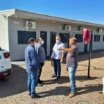 Visita a obra dos alojamentos para trabalhadores que vão atuar na construção da nova fábrica da Suzano