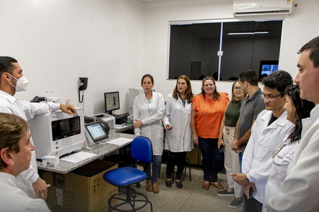 Vander garante analisador hematol&oacute;gico para sa&uacute;de de S&atilde;o Gabriel do Oeste