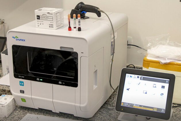 Vander garante analisador hematol&oacute;gico para sa&uacute;de de S&atilde;o Gabriel do Oeste