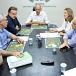 Vander e Zeca se reúnem com Peluffo para tratar da Rodovia Sul-Fronteira (MS-165)