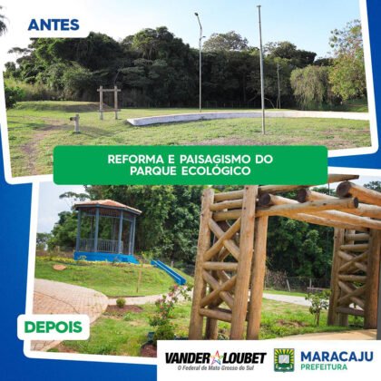 Com emenda de Vander, Parque Ecol&oacute;gico de Maracaju &eacute; revitalizado